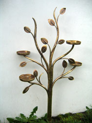 K19 Kerzenständer als Baum aus Metall